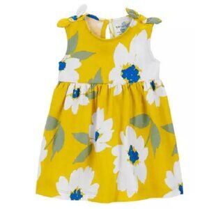 Baby Girls Carter's Floral Sleeveless Dress Diaper Cover Size 6 9 12 18 mo  NWT